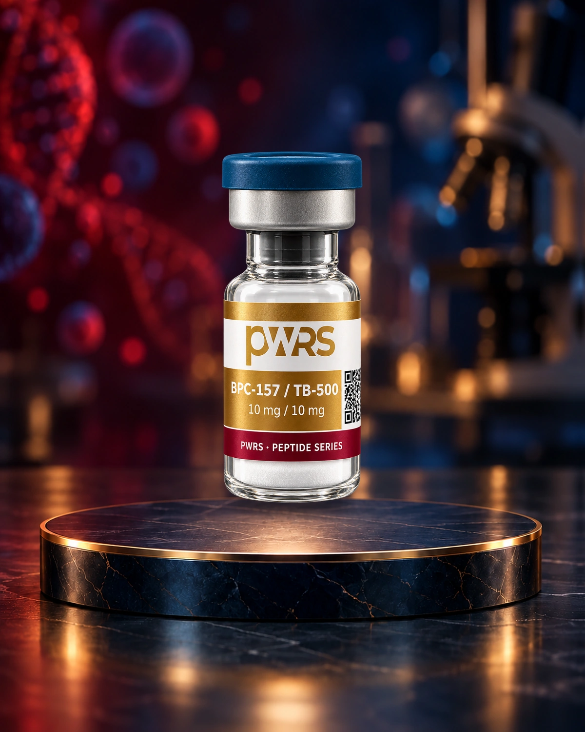 BPC-157 + TB-500 — Regenerative stack · lyophilised vials, Peptide by PWRS