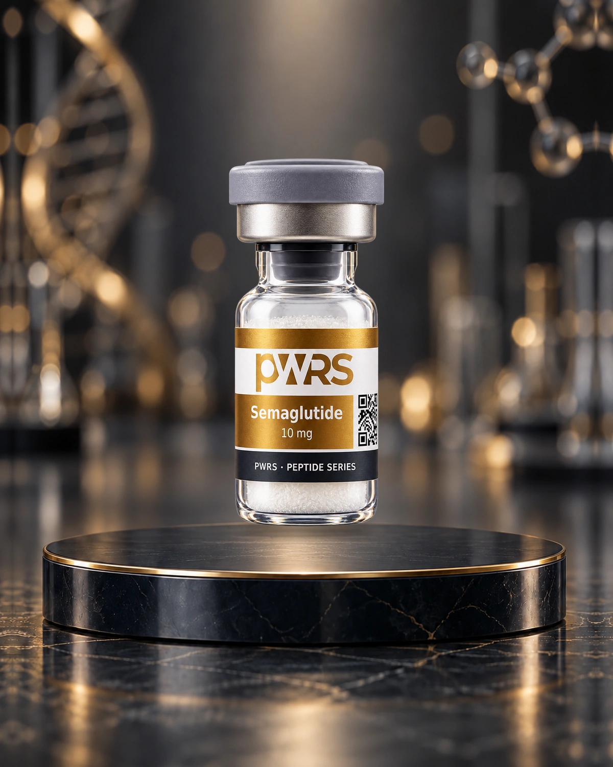Semaglutide — GLP-1 receptor agonist · weekly, Peptide by PWRS